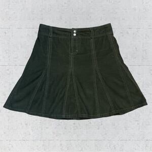Athleta Whenever Corduroy Skirts Dark Green Size 2 Academia Preppy School Girl